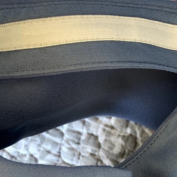 NWT Dessy Collection Off The Shoulder Notch Trumpet Gown in Lark Blue 3038 - Picture 11 of 12